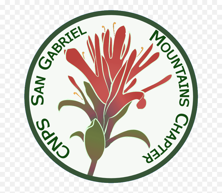 Cnps San Gabriel Mountains Chapter - Indian Paintbrush Emoji,Red Logo With Mountains