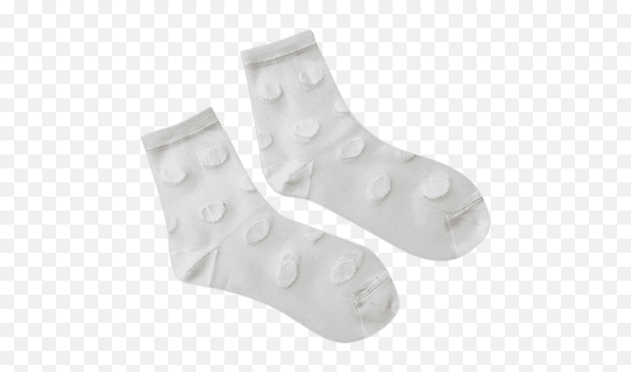 Transparent Dot Pattern Ankle Socks Dots Pattern Pattern - Solid Emoji,Dots Transparent