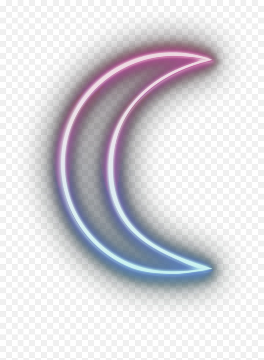 The Most Edited Half - Moon Picsart Color Gradient Emoji,Half Moon Png