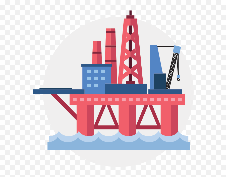 Marine Offshore Icon Clipart Png Download - Offshore Icon Marine Architecture Emoji,Big Rig Clipart