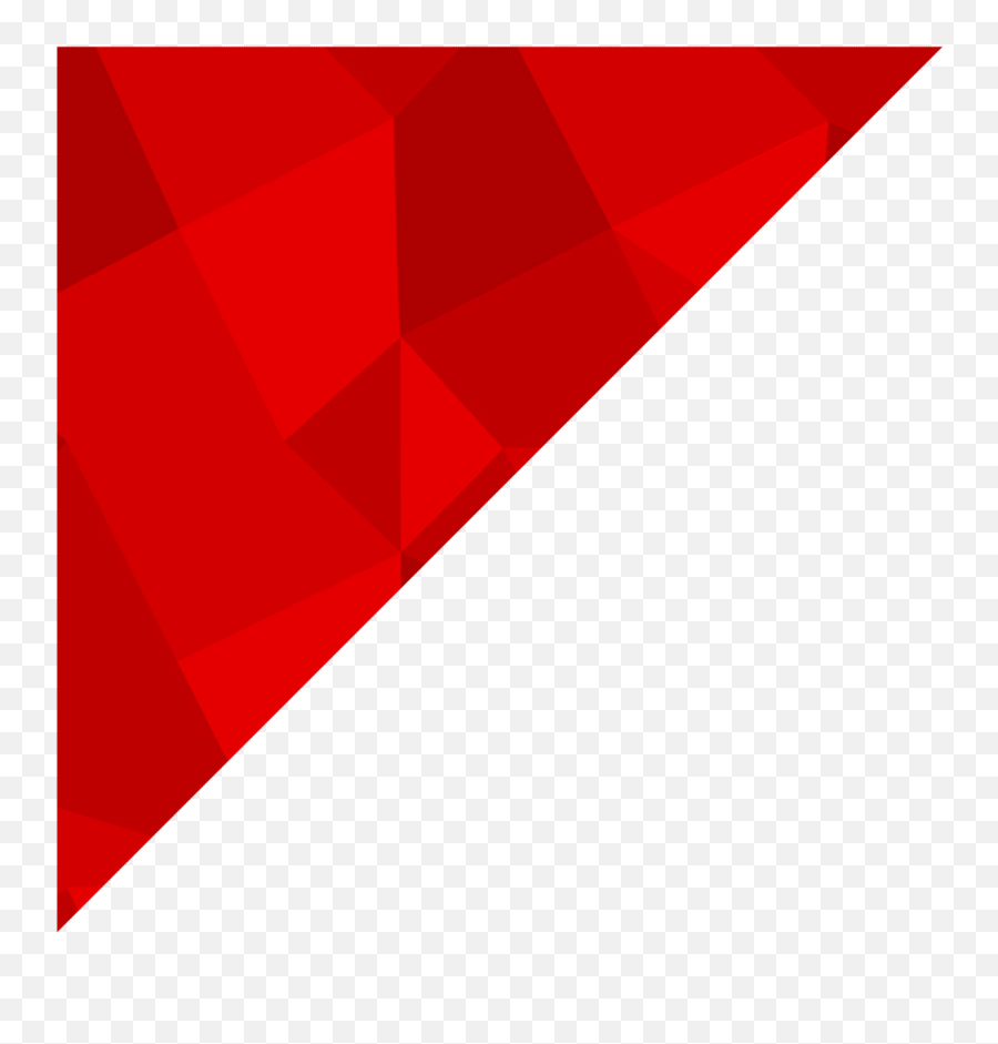 Download Red Design Png - Red Triangle Design Png Emoji,Corner Design Png