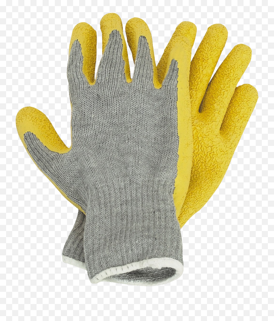 Pngs Gardening Gloves Glove Garden Gloves Working - Rubber Coated Fabric Safety Gloves Emoji,Glove Png