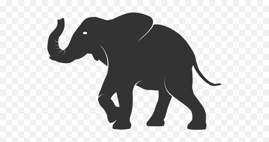 White Elephant Logo - Silhouette Delta Sigma Theta Elephant Emoji,Elephant Logo