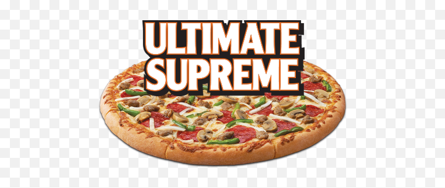Download Hd Ultimate Supreme Pizza 11 - Ultimat Supreme Emoji,Little Caesars Logo Png
