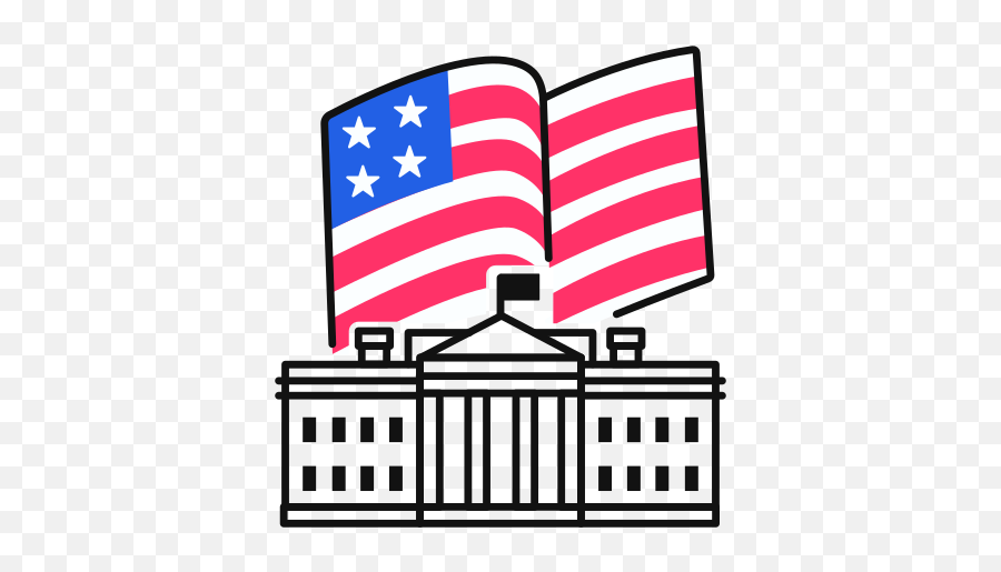 Usa White House Election Free Icon Of Us Election 2020 Emoji,White House Transparent