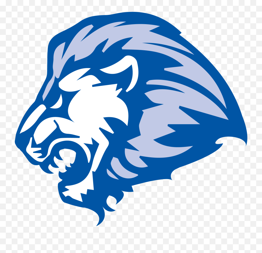 Png - White Lion Logo Blue Emoji,Lion Logo