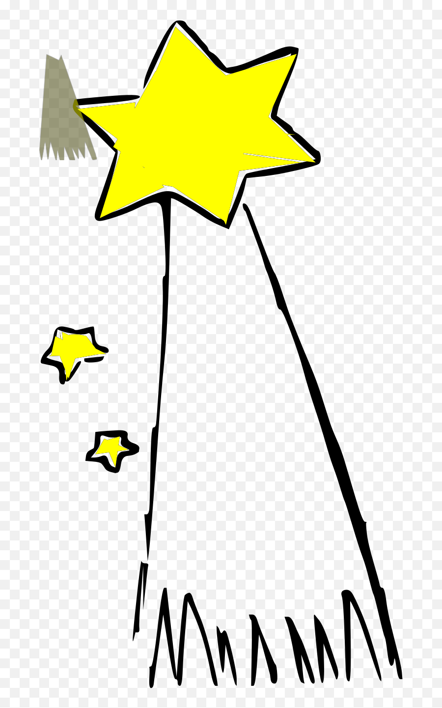 Shooting Starcolored Svg Clipart Emoji,Shooting Stars Clipart