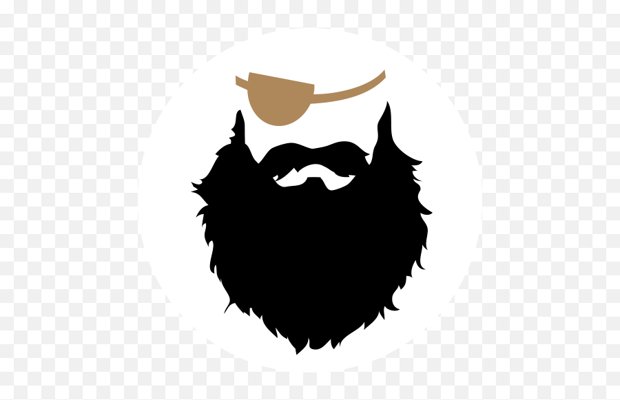 Download Black Beard Logo Png Image - Black Beard Logo Emoji,Beard Logo