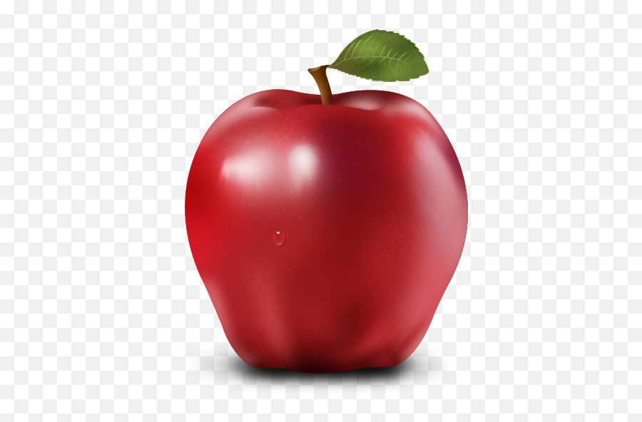Red Apple Png Transparent - Red Apple Png Emoji,Apple Transparent