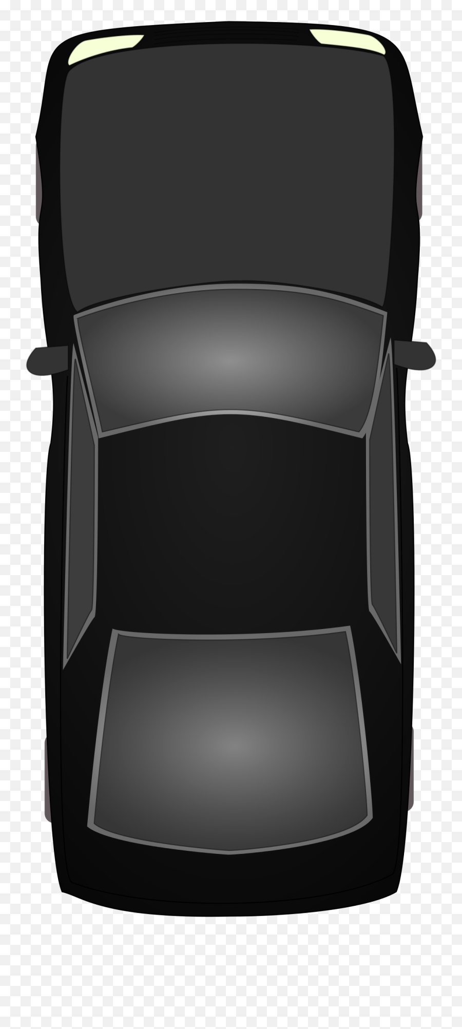 Car Clipart Black And White Jpg Overhead - Truck Top View Png Black Car Top View Emoji,Car Clipart Black And White