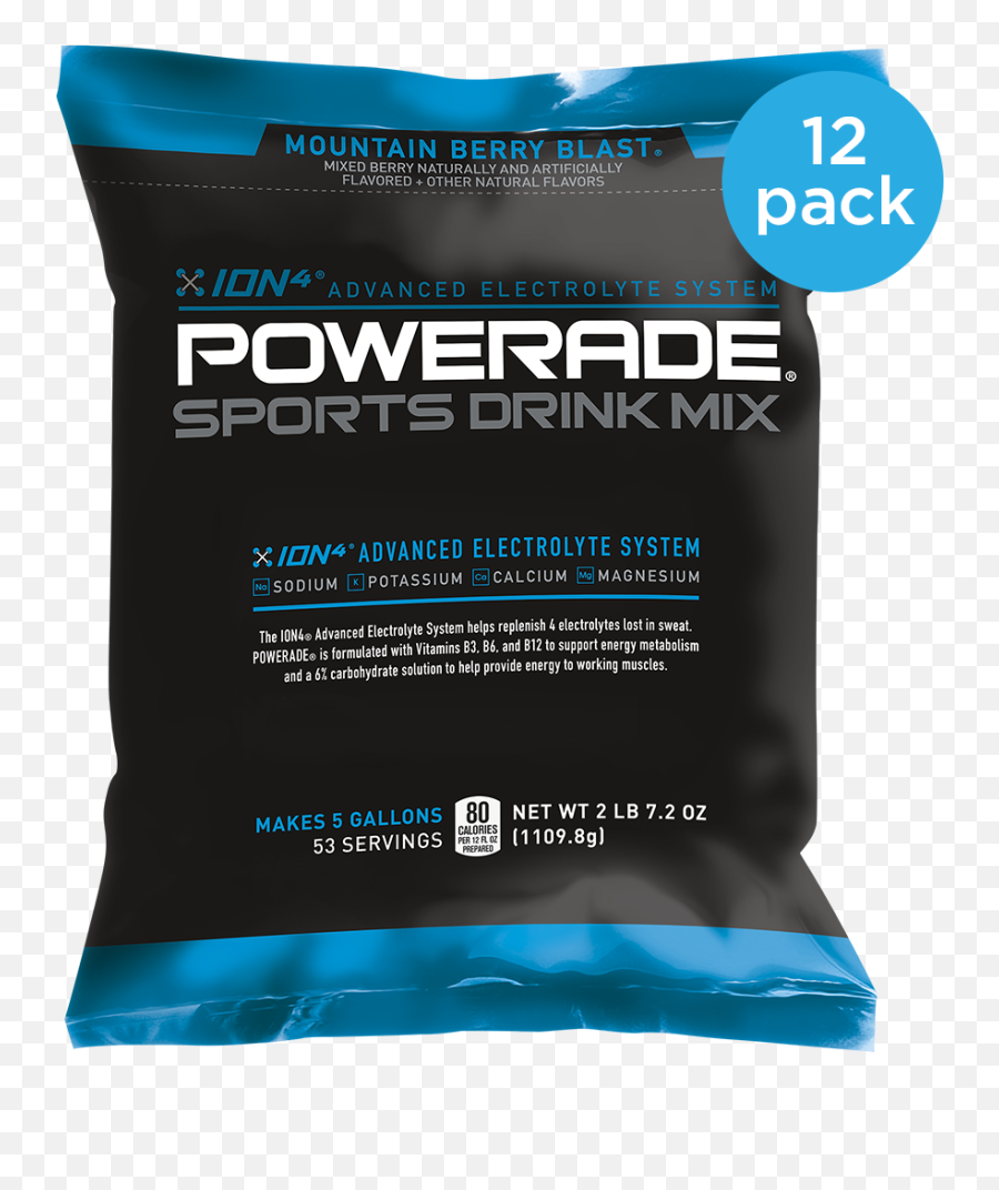 Powerade Sports Drink Mix 5 Gallon Pouch 12 Pack Sports - Powerade Emoji,Powerade Logo