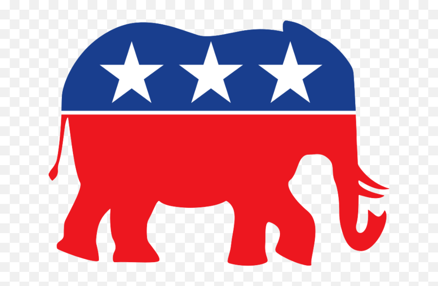 Republican Elephant Decal - Animal Figure Emoji,Republican Elephant Logo