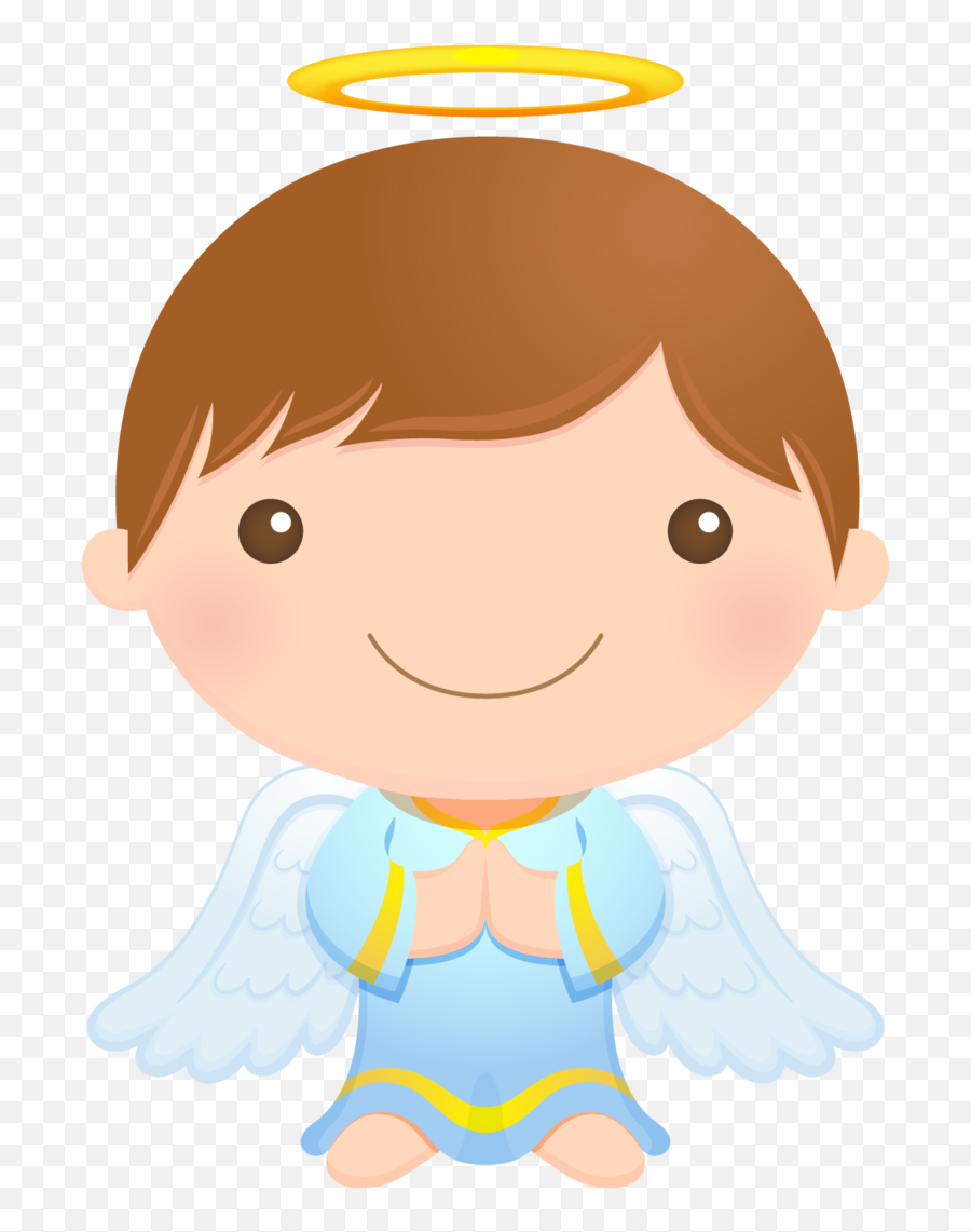 Baby Head Png - Cherub Angel First Communion Clip Art Boy Angel Clip Art Emoji,Communion Clipart