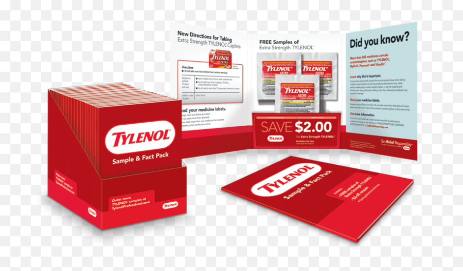 Tylenol Patient Starter Kit Medical Packaging Healthcare - Vertical Emoji,Medican Logo