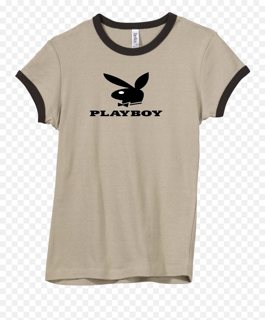 Playboy Bunny Shirt Clipart - Short Sleeve Emoji,Playboy Bunny Logo