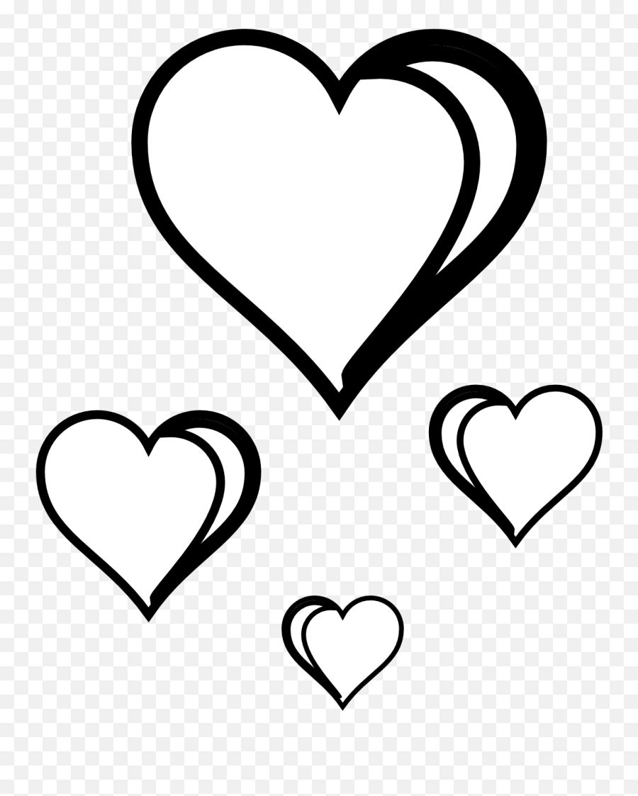 Clipart Love Black And White Clipart - Clip Art Emoji,Love Clipart