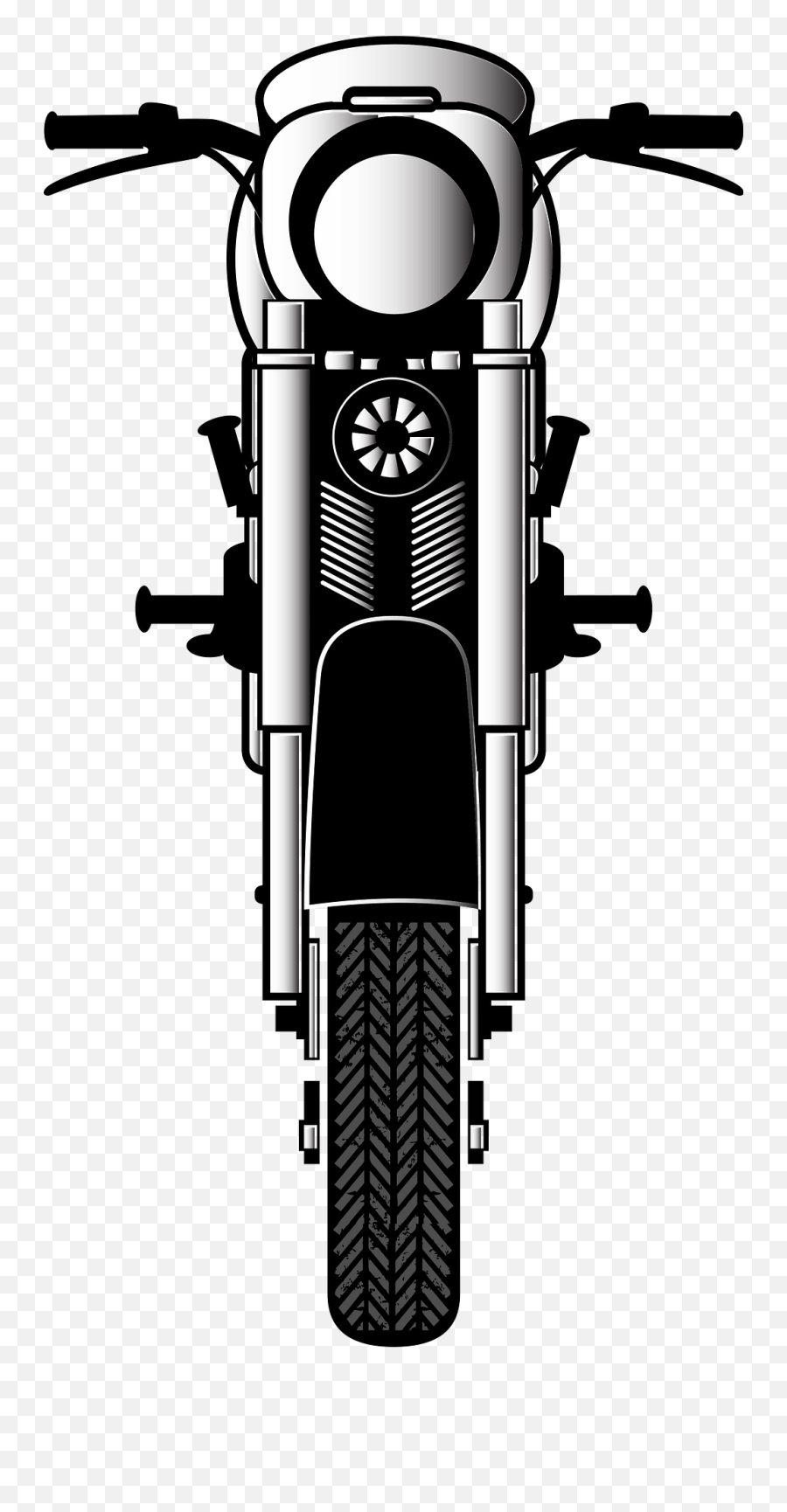 Motorbike Clipart - Motorbike Cliparts Emoji,Motorcycle Clipart Black And White
