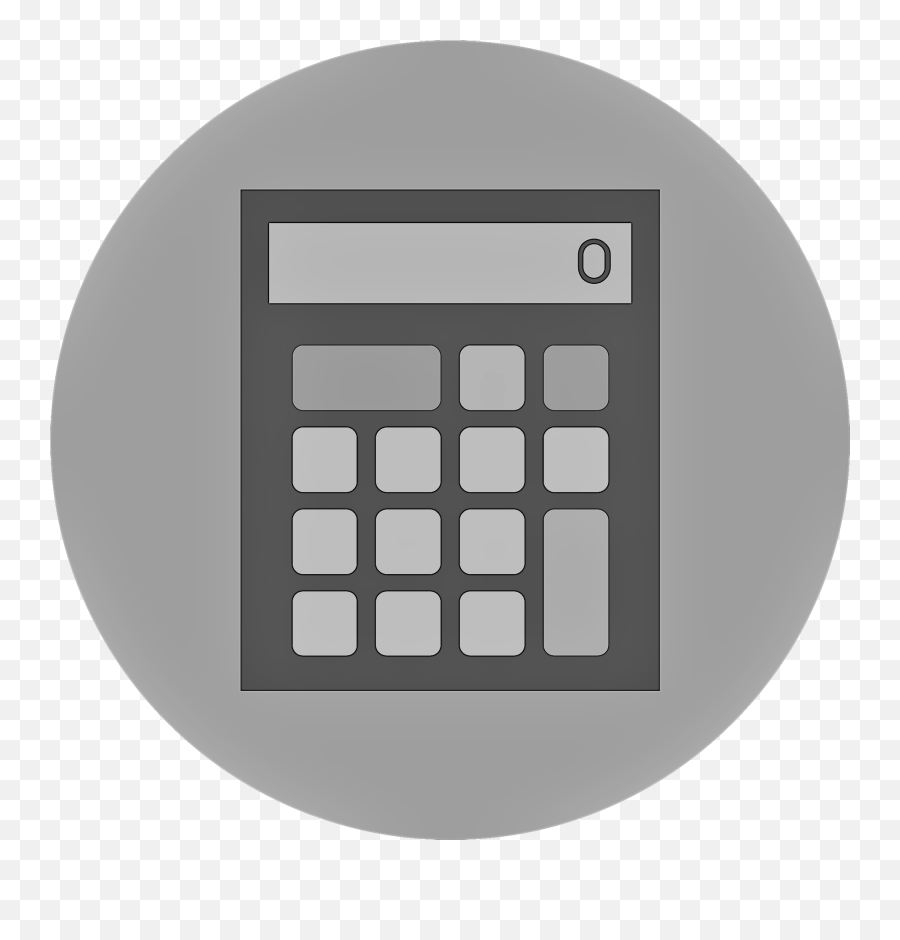 Download Calculator Clipart Tax Calculator - Transparent White Calculator Icon Black Emoji,Tax Clipart