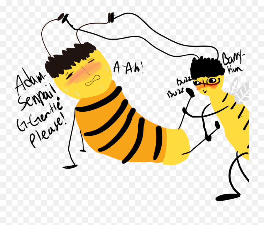 Bee Movie Fan Art Hd Png Download - Adam And Barry Fanfiction Bee Movie Emoji,Bee Movie Png