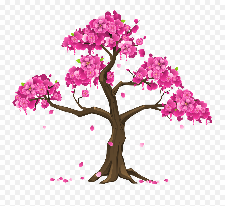 Tree Png - Cherry Blossom Tree Clipart Emoji,Tree Png
