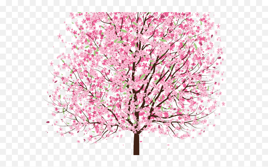 Download Sakura Clipart Tree - Cherry Blossom Tre3 Drawing Emoji,Sakura Clipart