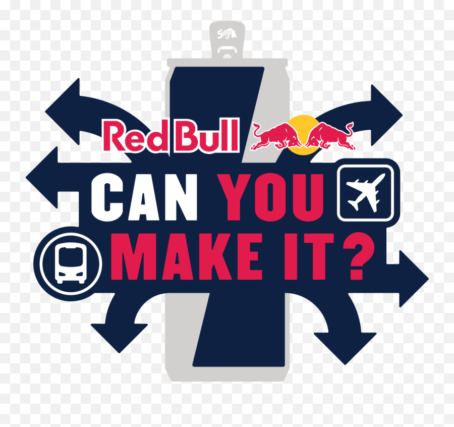 Red Bullu0027s Logo - Red Bull Can You Make It Png Full Size Red Bull Can You Make It Png Emoji,Redbull Logo