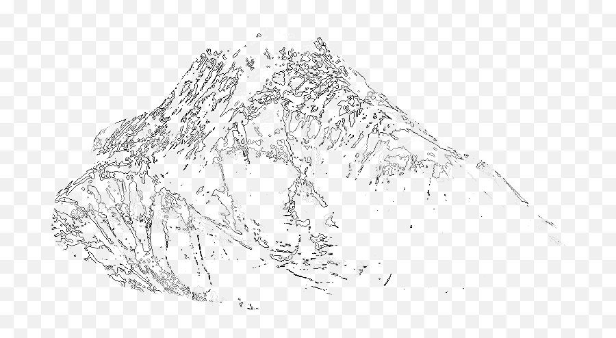Avalanche Drawing Mountain - Sketch Transparent Cartoon Emoji,Avalanche Clipart