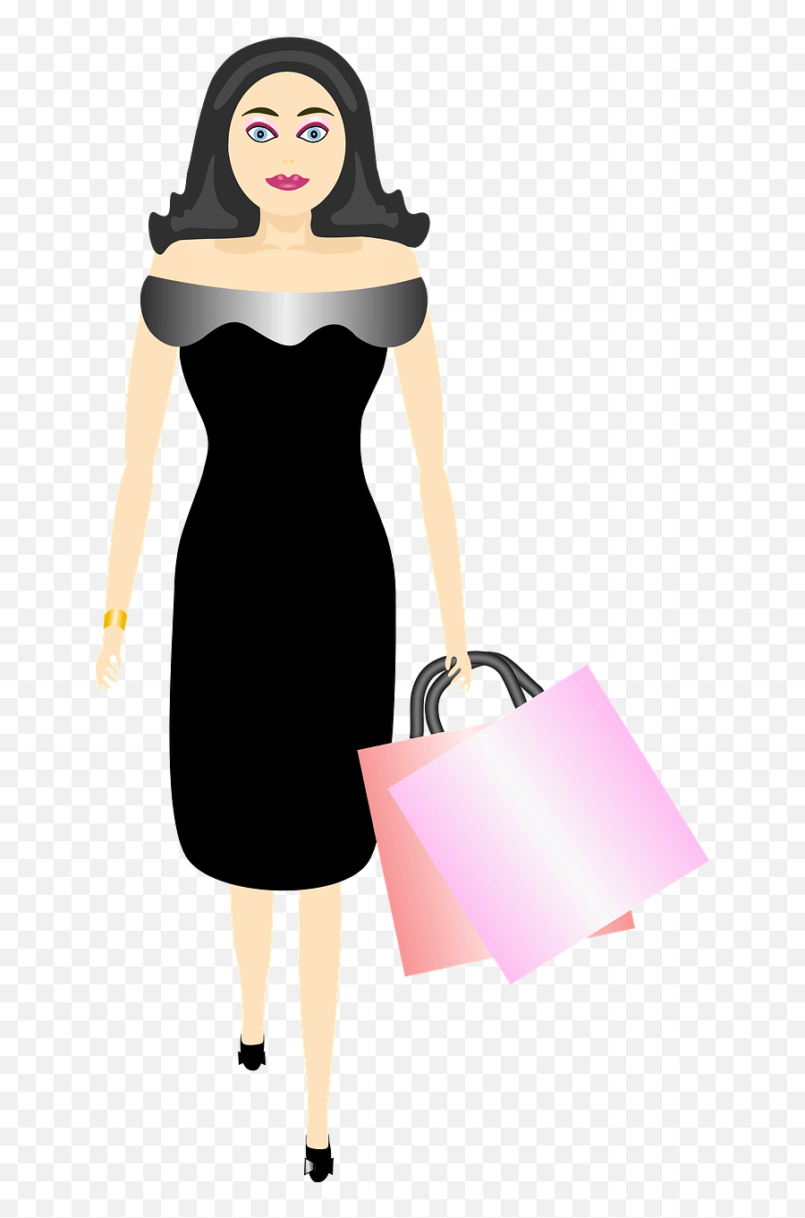 Girl Shopping Clipart Transparent - Clipart World Emoji,Buying Clipart