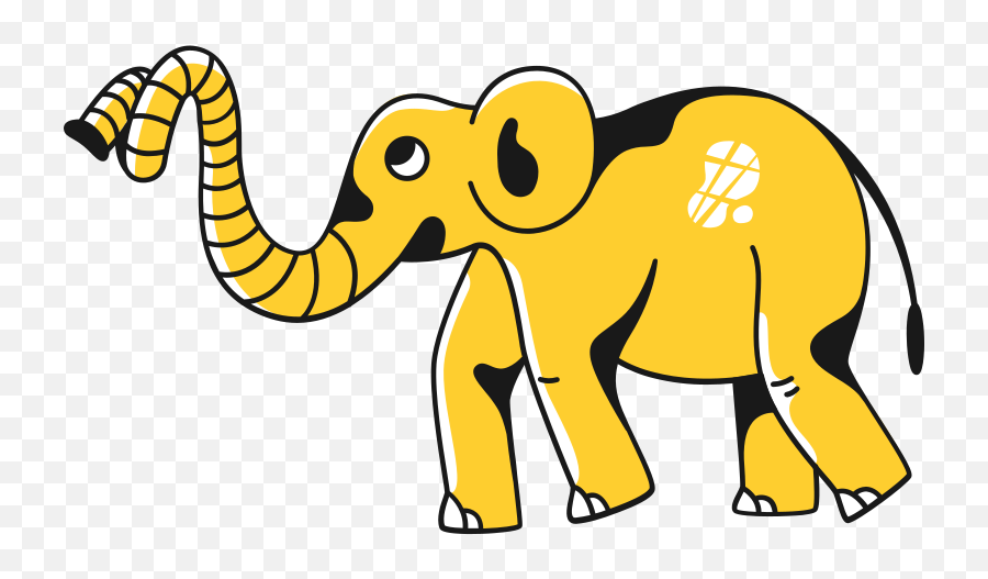 Attractive Cartoon Of Elephant Clipart Illustrations Emoji,Baby Elephants Clipart
