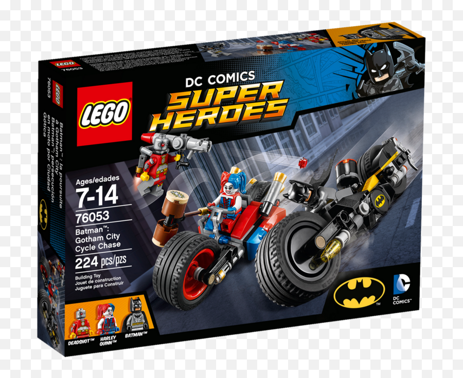 76053 Gotham City Cycle Chase - Brickipedia The Lego Wiki Emoji,Deadshot Png