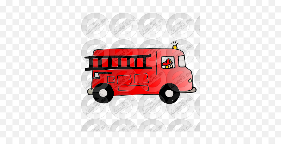 Firetruck Picture For Classroom - Commercial Vehicle Emoji,Fire Truck Clipart