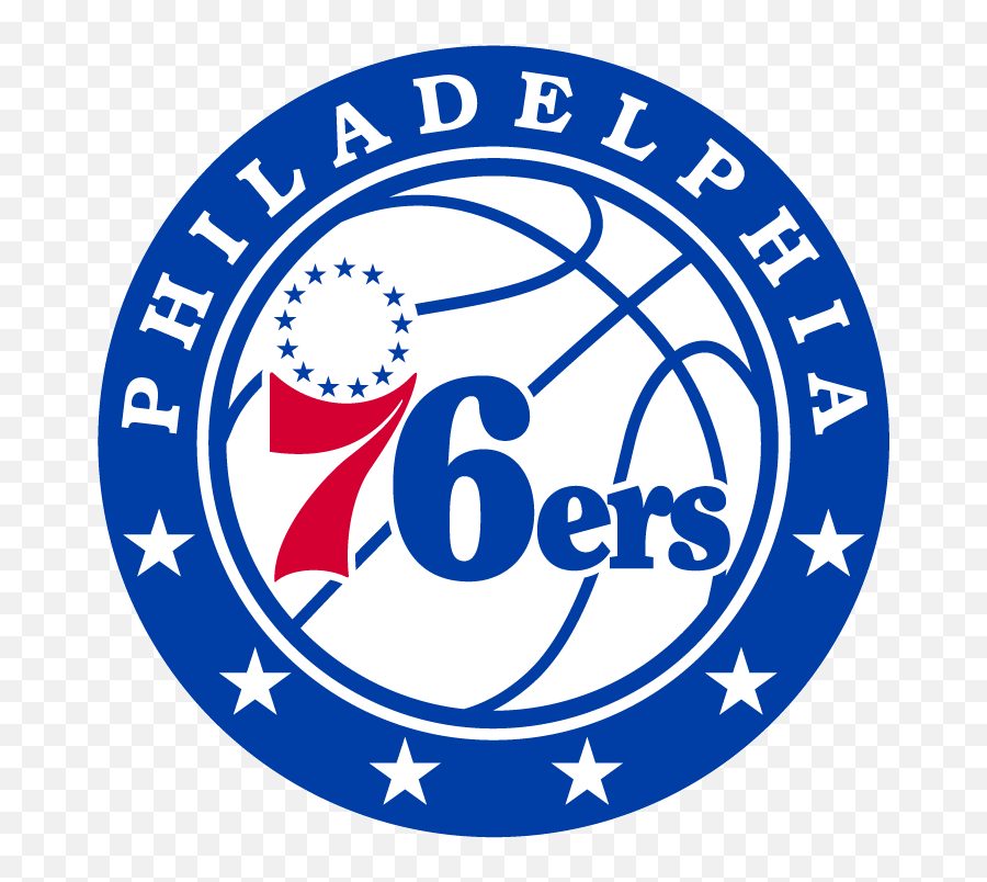 Nba Map - Transparent Philadelphia 76ers Logo Emoji,Nba Team Logos