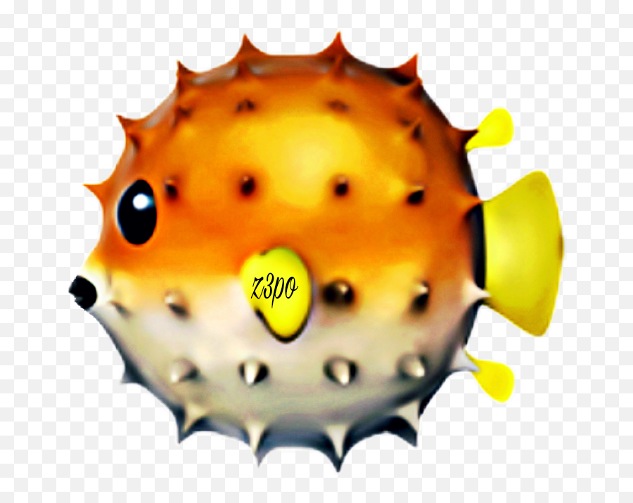 Download Hd Z3poblow Fish Emoji Sea Water Ocean - Puffer,Water Emoji Transparent
