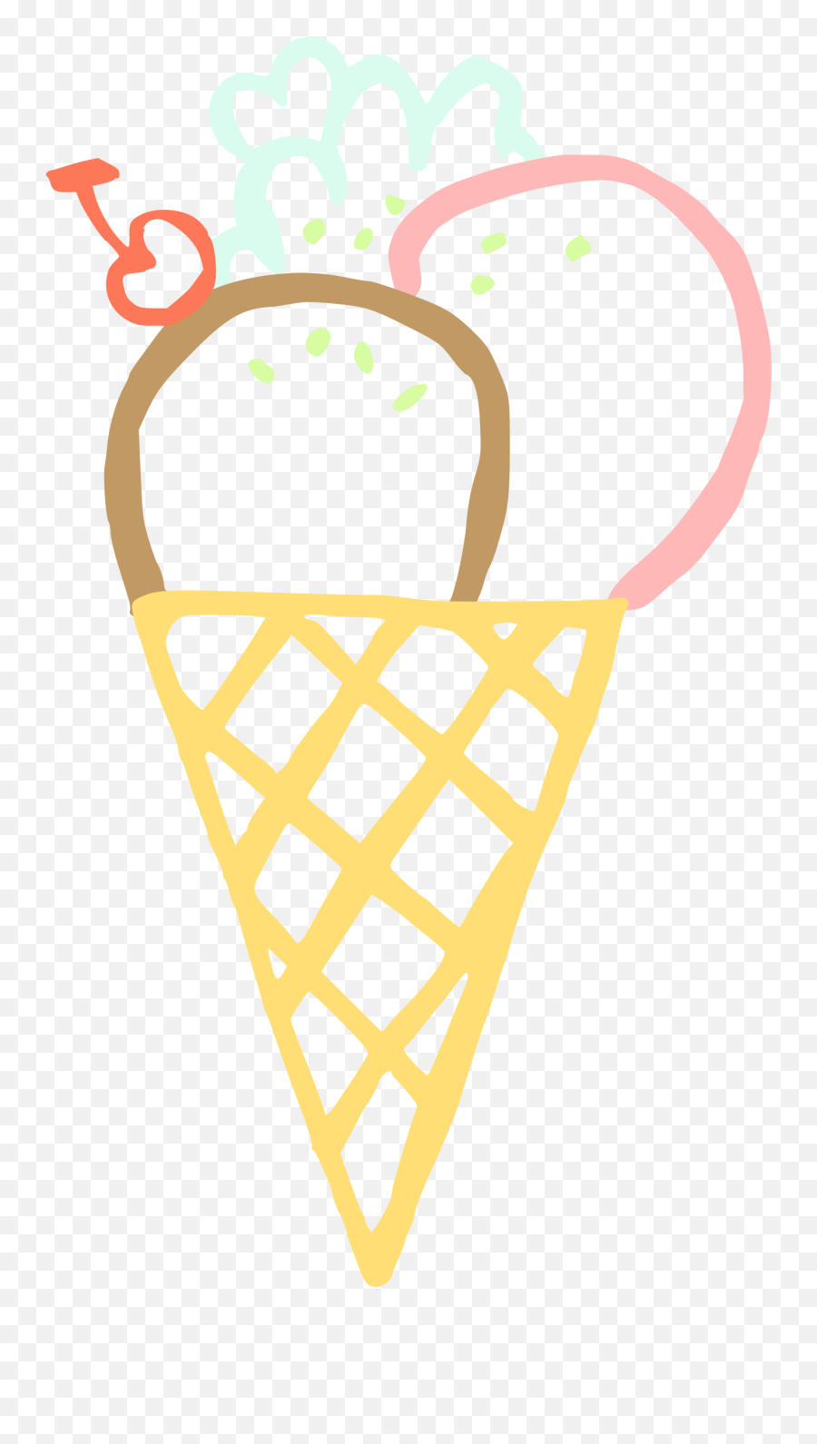 Small Clipart Ice Cream - Clip Art Emoji,Ice Cream Cone Clipart
