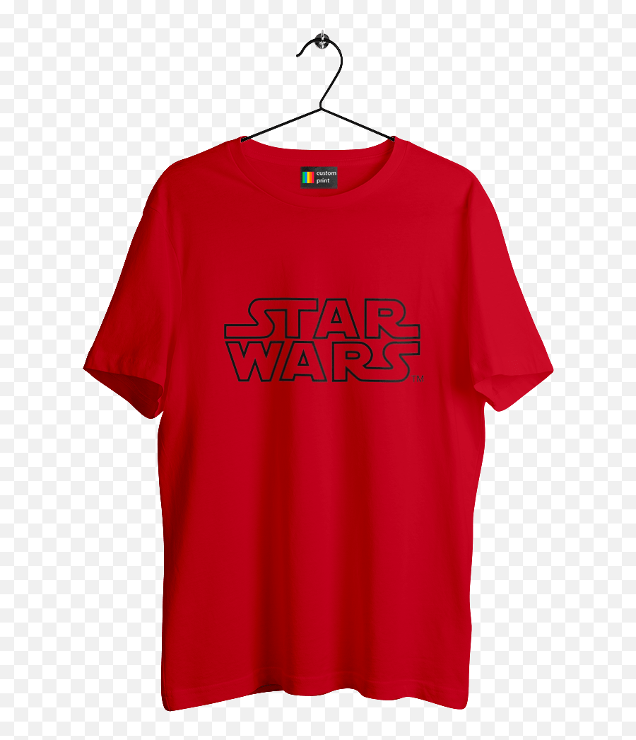 Menu0027s T - Shirt With Print Star Wars Logo Black Yourstyle Emoji,Star Wars Logo T Shirt