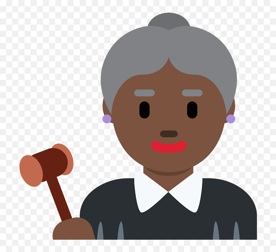 Woman Judge Emoji Clipart - Seattle Art Museum,Judge Clipart