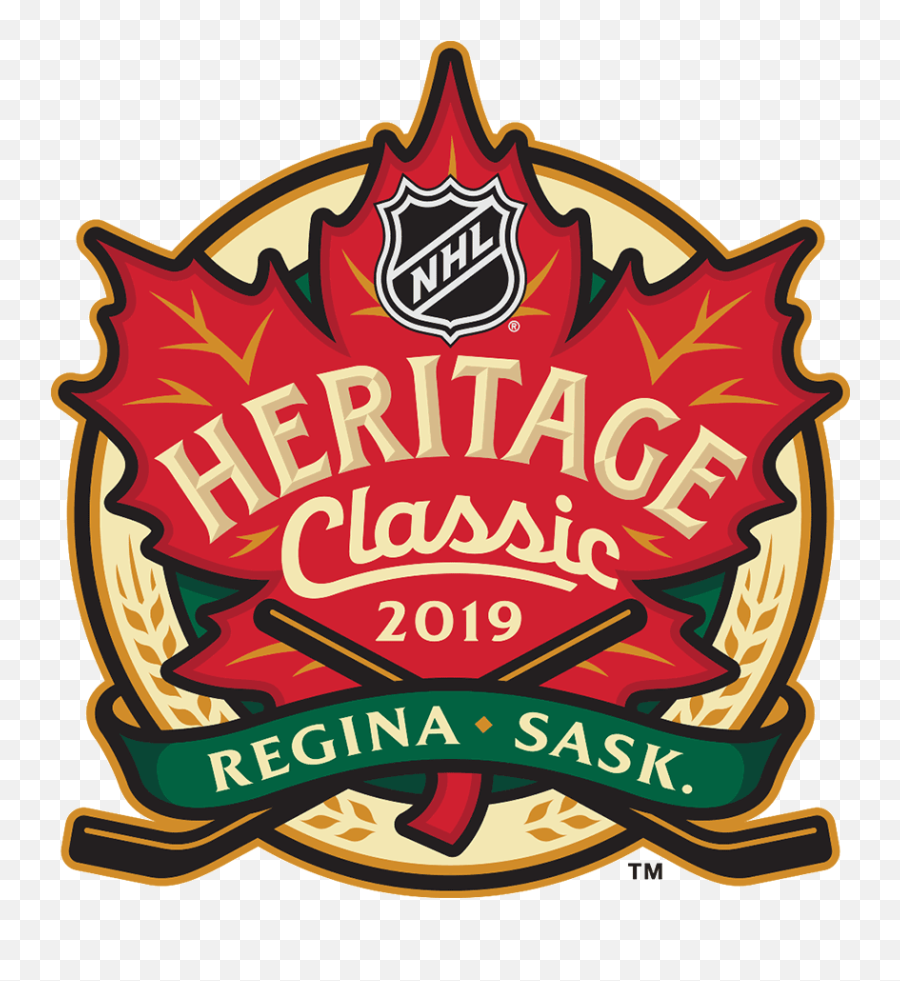 Nhl Heritage Classic Primary Logo - Heritage Classic Hockey Logo Emoji,Winnipeg Jets Logo