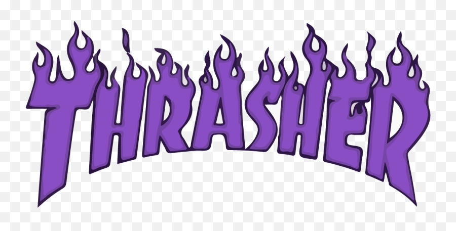 Thrasher Png Logo - Thrasher Logo Aesthetic Emoji,Thrasher Logo