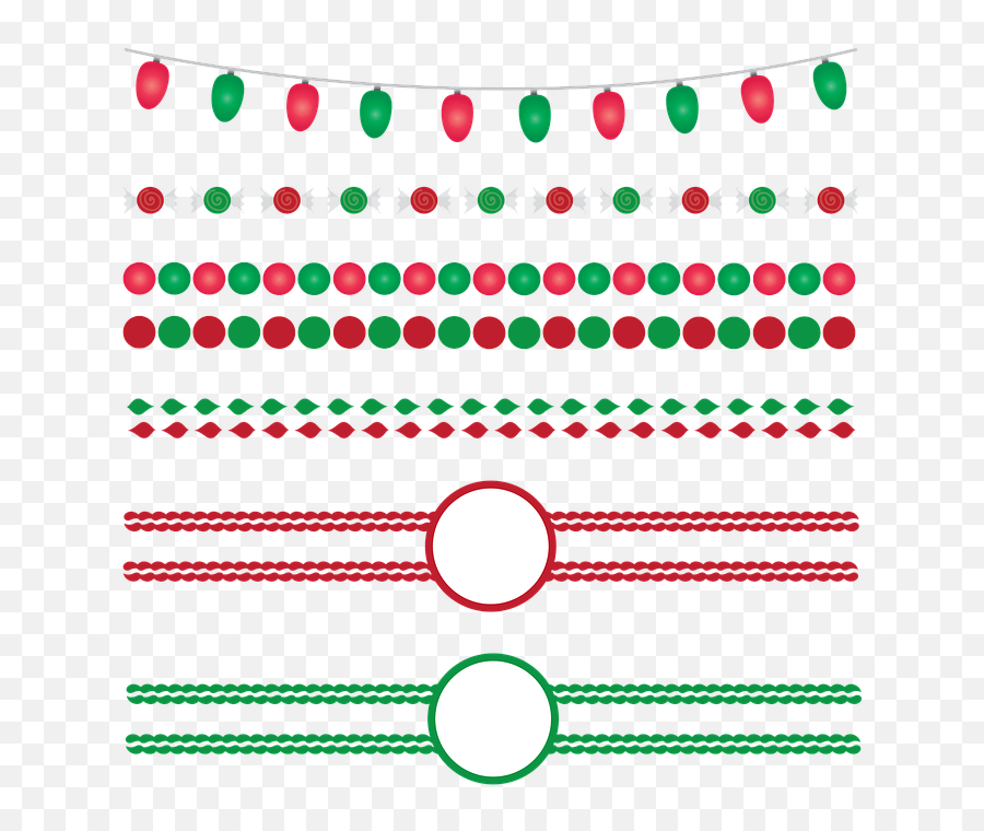 Christmas Borders Frames Holiday - Christmas Line Border Christmas Border Red Green Emoji,Christmas Border Clipart