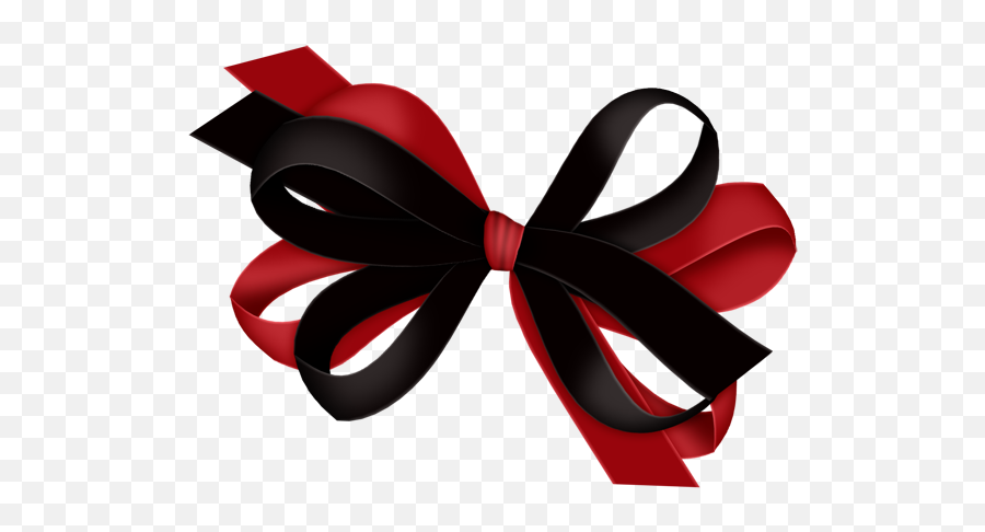 Bows Clipart Black And White - Cliparts And Others Art Red And Black Bow Png Emoji,Bow Clipart Black And White