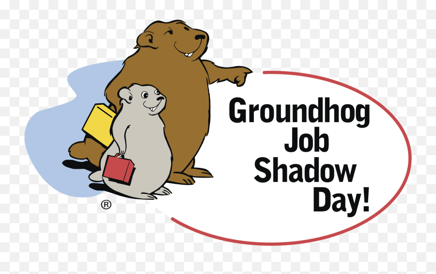 Groundhog Job Shadow Logo Png - Groundhog Emoji,Shadow Transparent