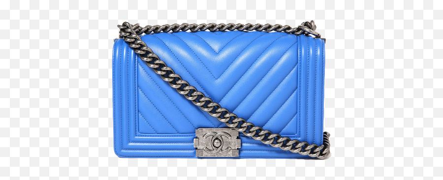 Blue Handbag Chain Transparent Png Emoji,Chain Transparent Background