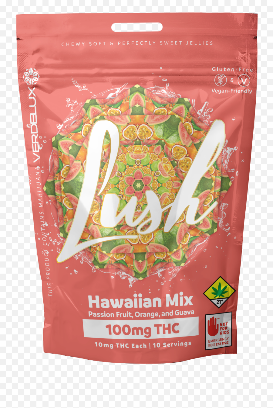 Hawaiian Mix Lush Verdelux - Verdelux Lush Emoji,Bag Of Weed Png