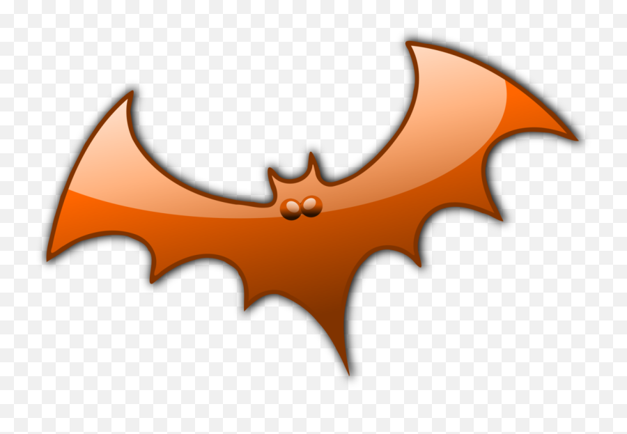 Download Orange Bat Clip Art - Halloween Ghost Clipart Halloween Bat Orange Emoji,Ghost Clipart