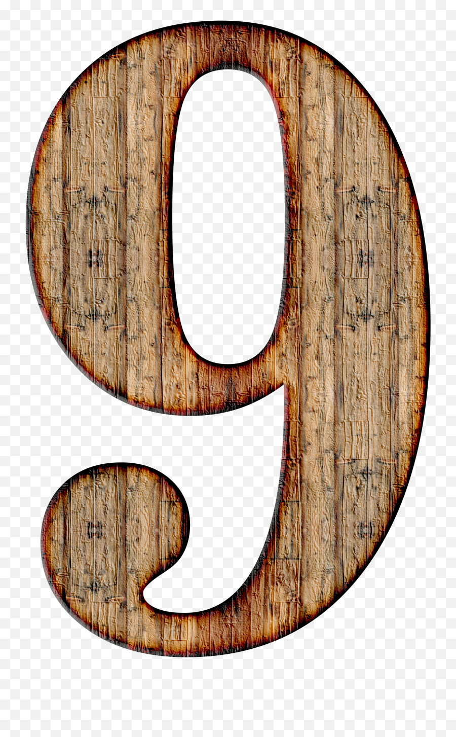 Number Nine Digit Wood Free Image Download Emoji,Wood Background Png
