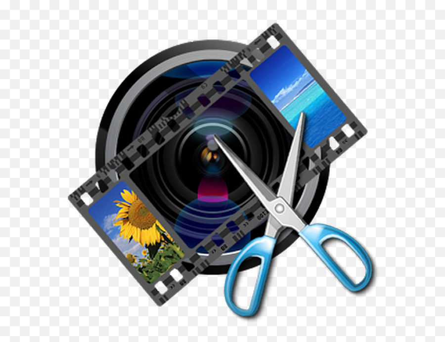 Video Camera Clipart Video Editing - Video Edit Logo Png Video Editing Icon Png Emoji,Video Camera Clipart