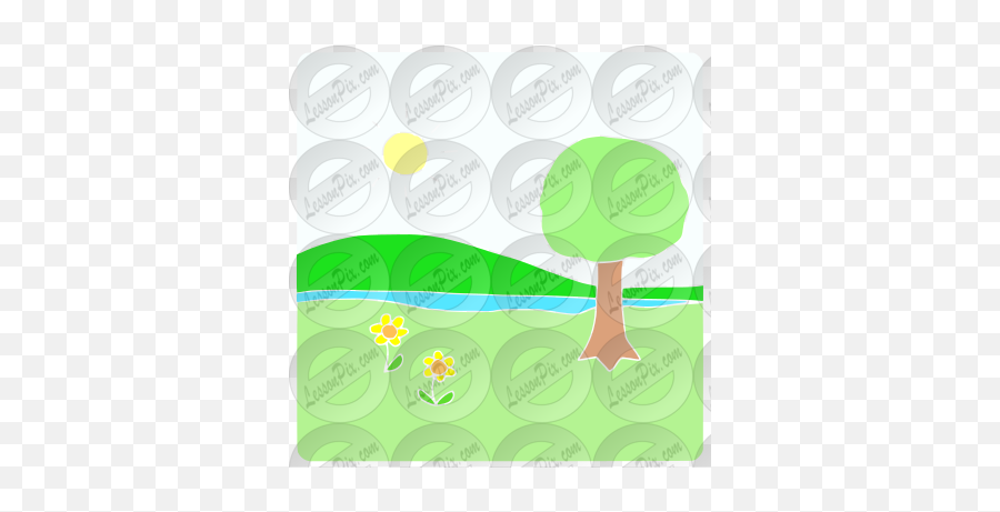 Outside Stencil For Classroom Therapy Use - Great Outside Illustration Emoji,Outside Clipart