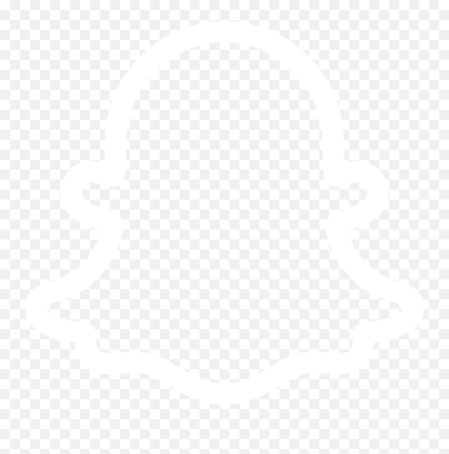 White Snapchat Logo Png Transparent - Black Snapchat Icon Emoji,Snapchat Logos