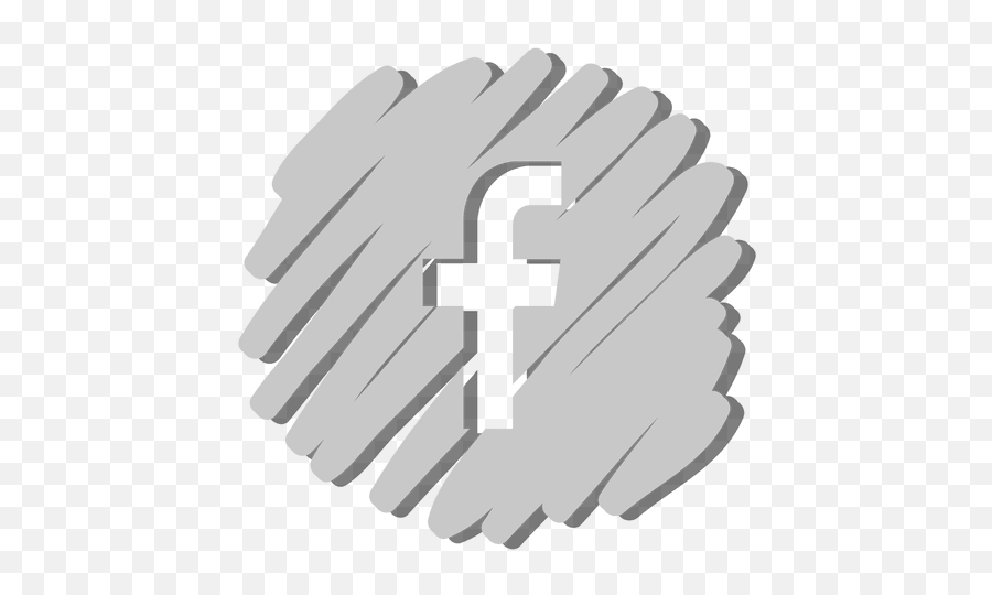 Transparent Png Svg Vector File - Grey Transparent Facebook Icon Emoji,Facebook Icon Transparent