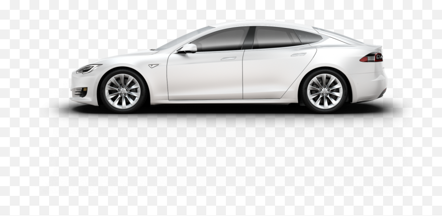 White Tesla Electric Car Png Image - Tesla Model S 100d Range Emoji,Tesla Png